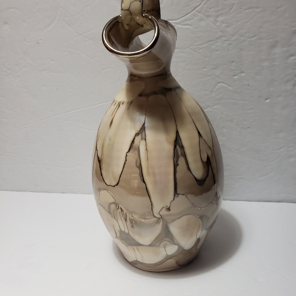 Vintage BRUCE FAIRMAN Pottery Studio Art Iridescent Large Vase - Picture 3 of 7